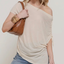 Bridge Blouse Top - Beige