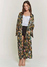 Tiger Open Duster - Black