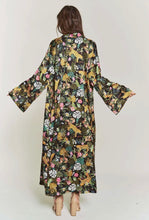 Tiger Open Duster - Black