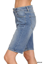 Blogger Stretch Denim Shorts - Midwash