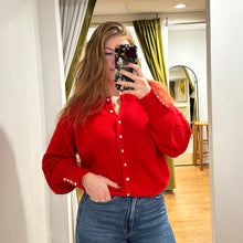 All I Want for Christmas Cardigan Sweater - Red