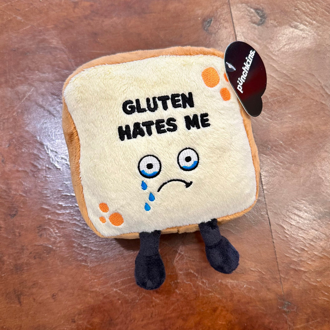 Gluten Hates Me Plush Gift