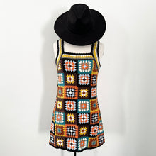 Crochet Mini Dress - Black