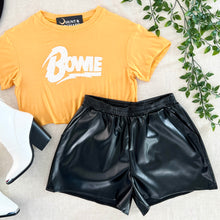 Bowie Crop Tee - Yellow