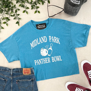Vintage Crop Tee - Midland Park Panther Bowl