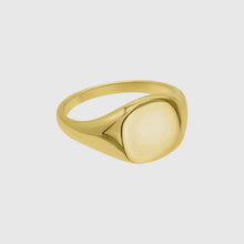 Square Signet Pinky Ring - 14k Gold Vermeil