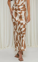 Miro Geometric Midi Skirt