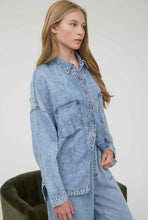 Easy Breezy Oversized Chambray Shirt