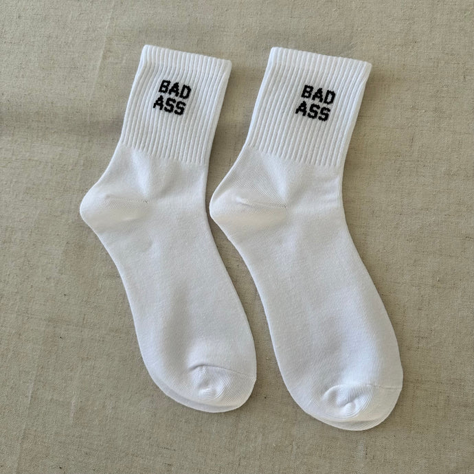 Badass Socks - White