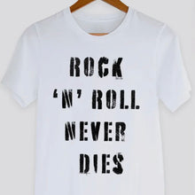 Rock N’ Roll Never Dies Tee - White