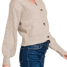 Cozy Cabin Cardigan Sweater - Taupe