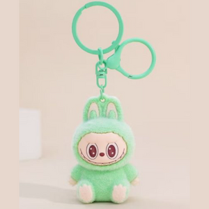 Fuzzy Bubu Keychain - Mint