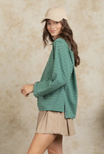 Valley Stripe Pullover - Green