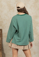 Valley Stripe Pullover - Green