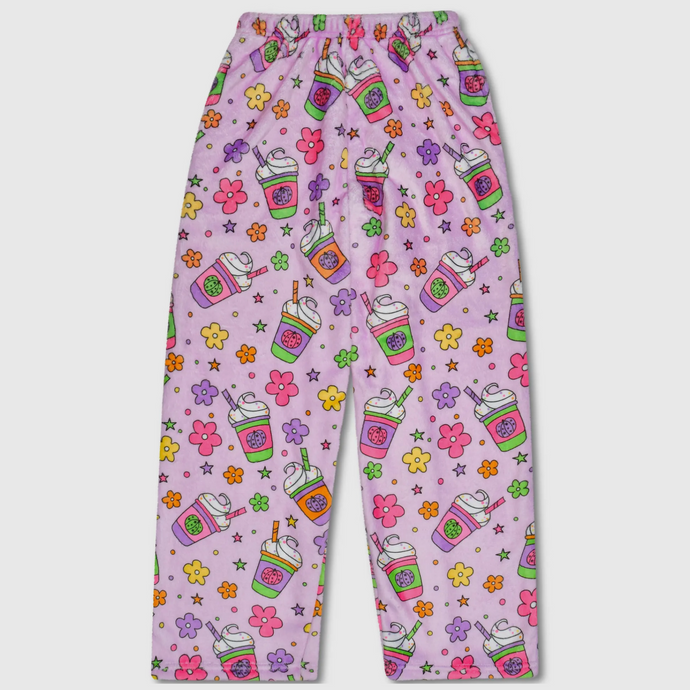 Iscream Kids Fleece Pants - Frappuccino Pink
