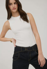 Easy Breezy Ribbed Top - White