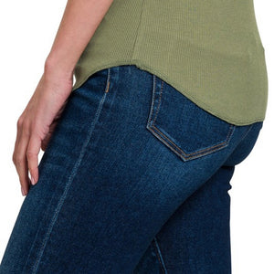 Wanderlust Micro Rib Tee  - Olive