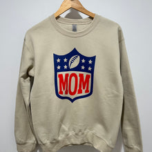 Mom Football Pullover - Ecru