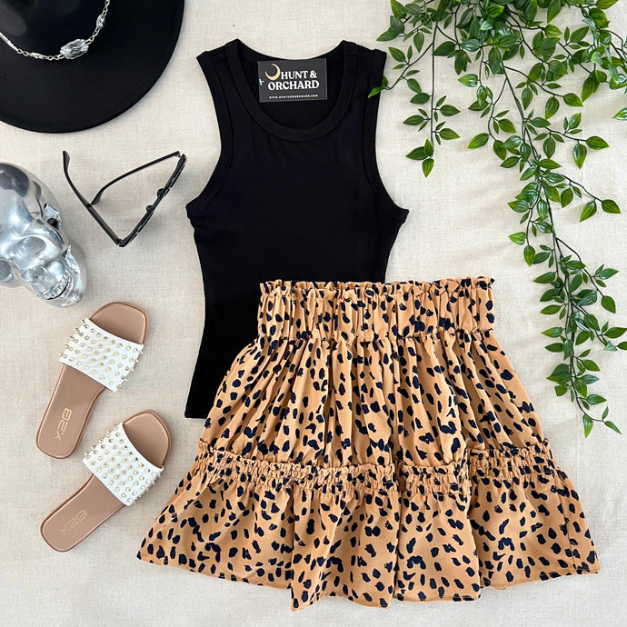 Libby Skirt - Leopard