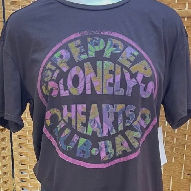 Stg Pepper Lonely Hearts Super Soft Tee - Vtg Black