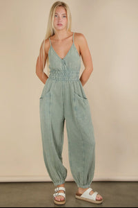 Ludlow Jumpsuit - Burnout Olive