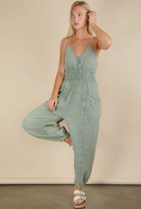 Ludlow Jumpsuit - Burnout Olive