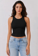 Morgan Crop Tank - Black