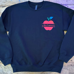 Personalized Teacher Pullover - Black