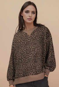Josie Pullover - Leopard