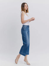 Flying Monkey High Rise Crop Wide Leg Jean - Medium Wash