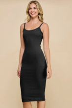 Late Night Midi Bodycon Dress - Black