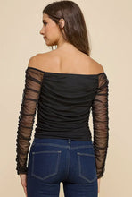 Manhattan Off the Shoulder Top - Black