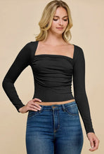 Vixen Long Sleeve Top - Black