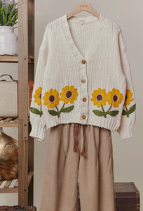 Sunflower Cardigan Sweater
