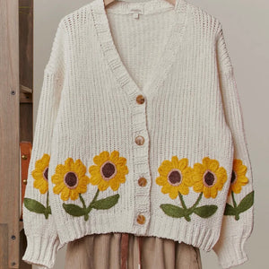 Sunflower Cardigan Sweater
