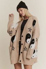 Yin Yang & Stars Cardigan