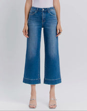 Flying Monkey Crop Wide Leg Jeans - Medium Wash