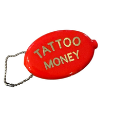 Tattoo Money Coin Pouch - Red