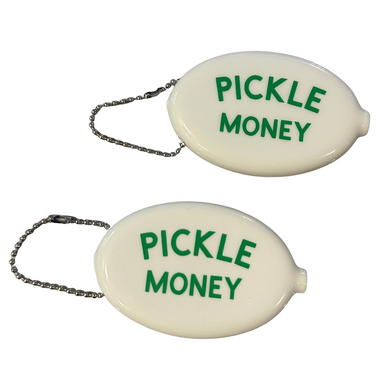 Pickle Money Coin Pouch - White