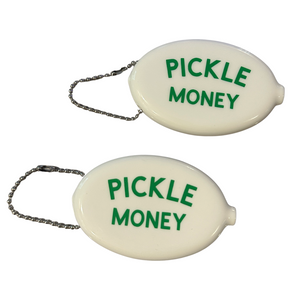 Pickle Money Coin Pouch - White