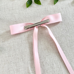 Bow Hair Clip - Pink