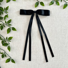 Bow Hair Clip - Black