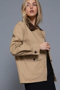 On the Go Utility Jacket - Khaki