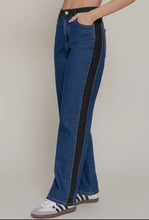 Mulberry Stripe Detail Jeans - Dark Denim