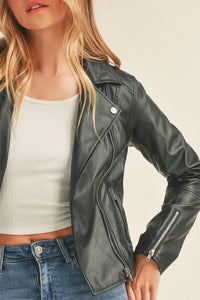 Bad Reputation Vegan Moto Jacket - Black