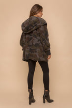 On the Go Fuzzy Open Jacket - Dark Camouflage