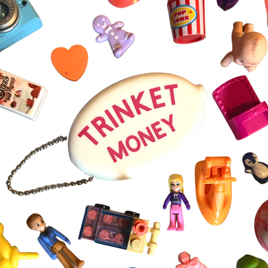Trinket Money Coin Pouch - White