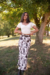 Nashville Belted Maxi Skirt