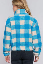 Malibu Vegan Sherpa Jacket - Blue