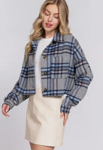 Yale Plaid Shacket